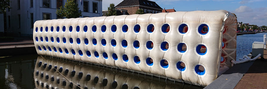 inflatable Air-Bridge on show in Assen (NL)