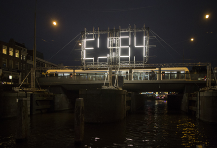 Touch of Time, Amsterdam Light Festival