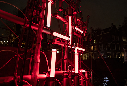 Tube Display op het Amsterdam Light Festival #11